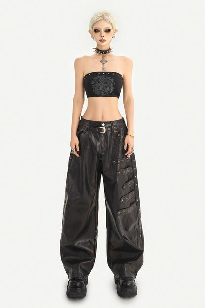 Studded Strapless Tube Top