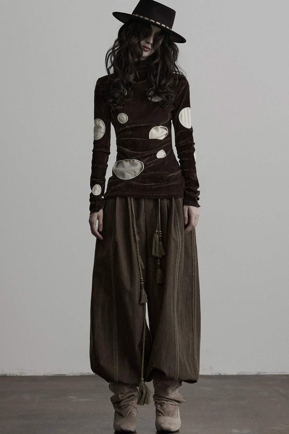 Double-Layered Hollow-Out T-Shirt