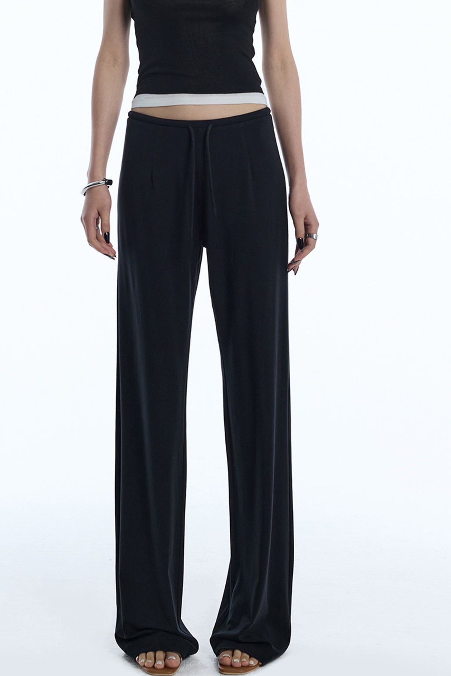 Loose Straight Casual Floor-Length Pants