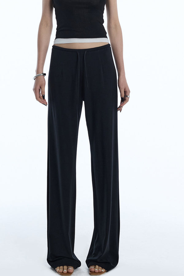 Loose Straight Casual Floor-Length Pants