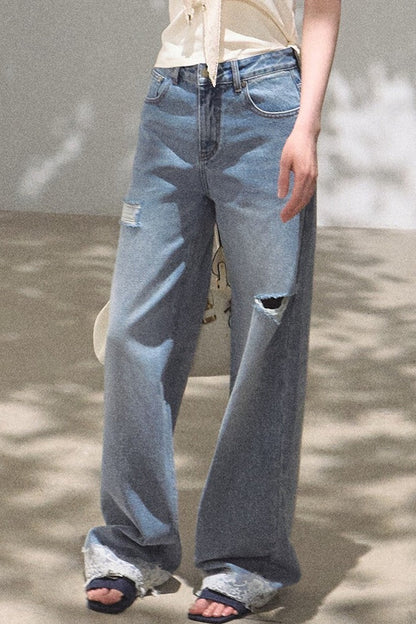 Bohemian Ripped Jeans