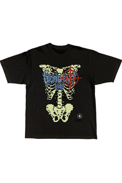 Skeleton Rock Hip-Hop Loose Blouse