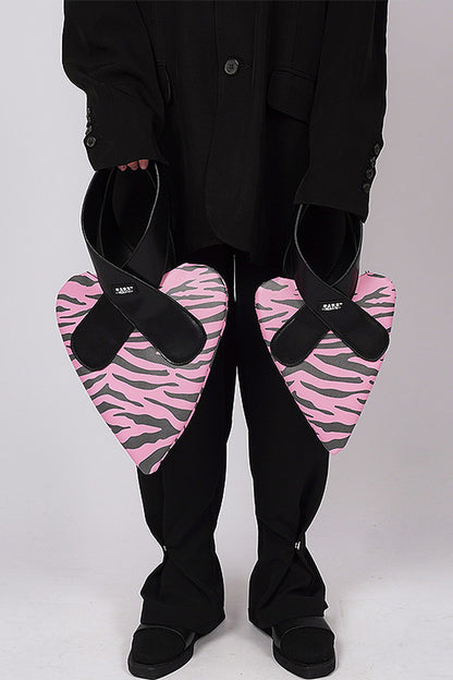 Borsa a tracolla con cuore graffiti