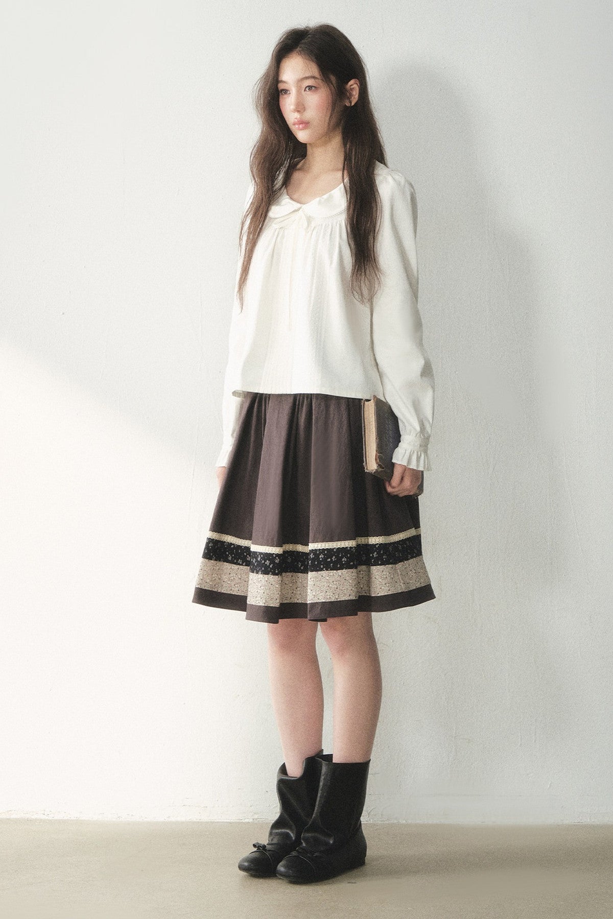 Floral Patchwork Skirt