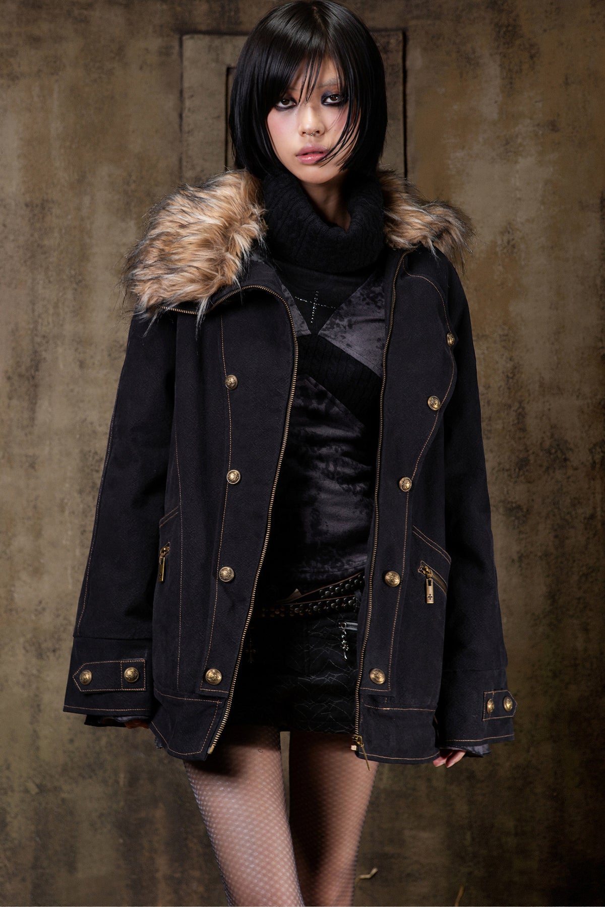 Style Mid-Length Loose Jacket