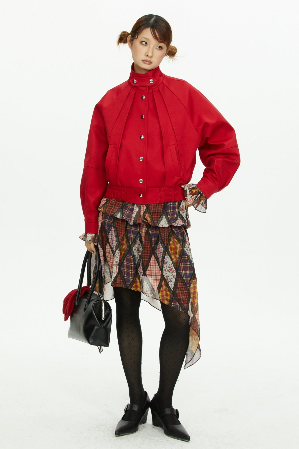 Red Padded Flight Jacket