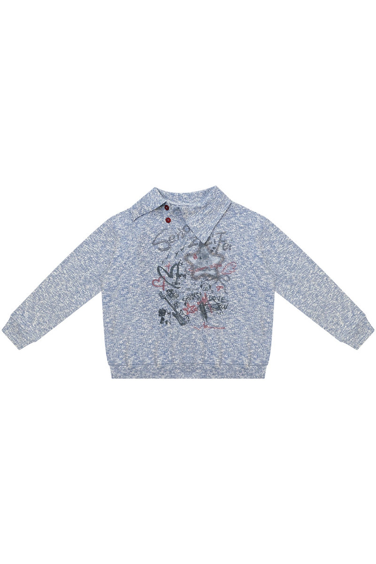 Slant Neck Jacquard Sweater