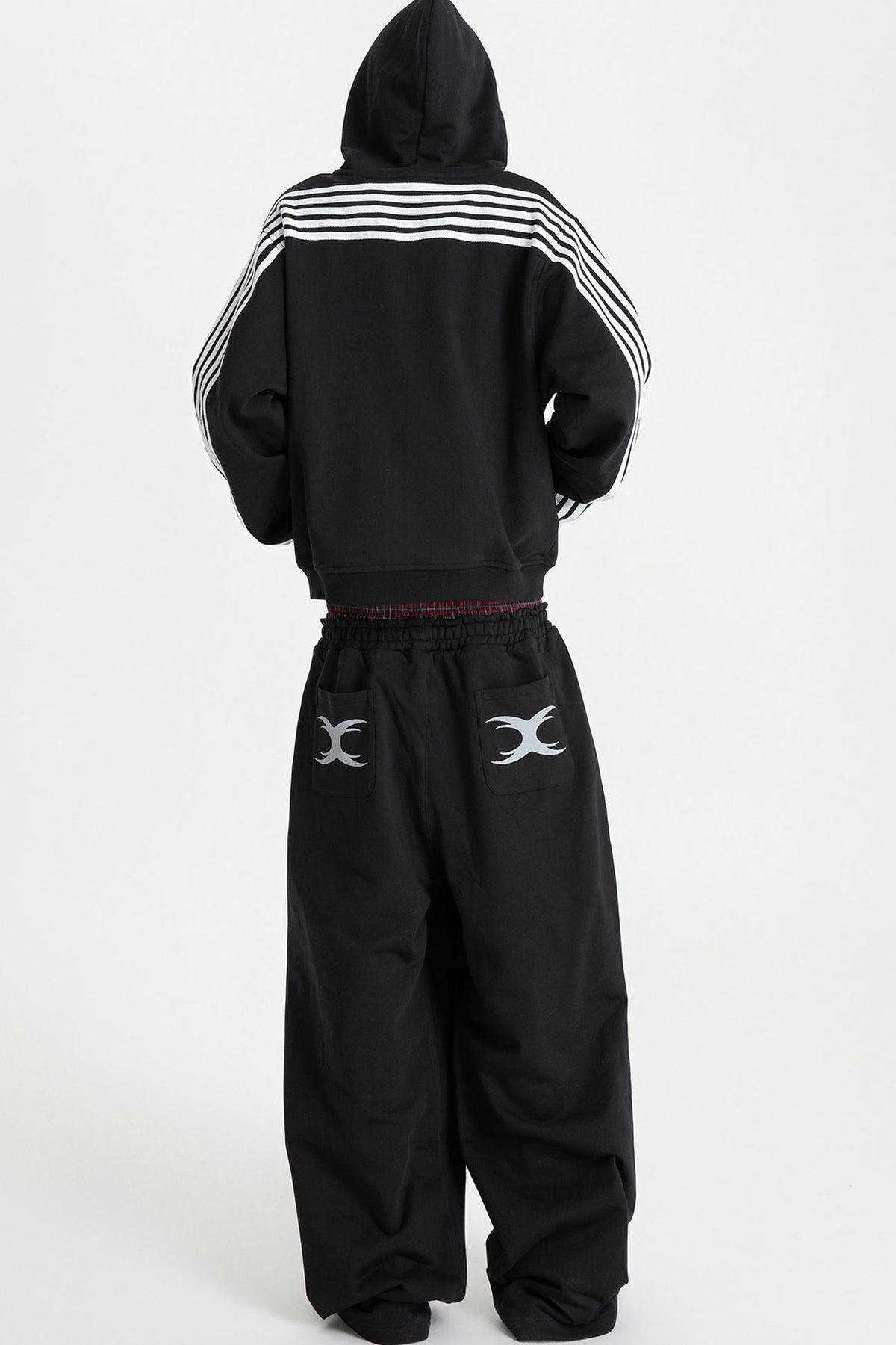 Embroidered Zip-Up Hoodie