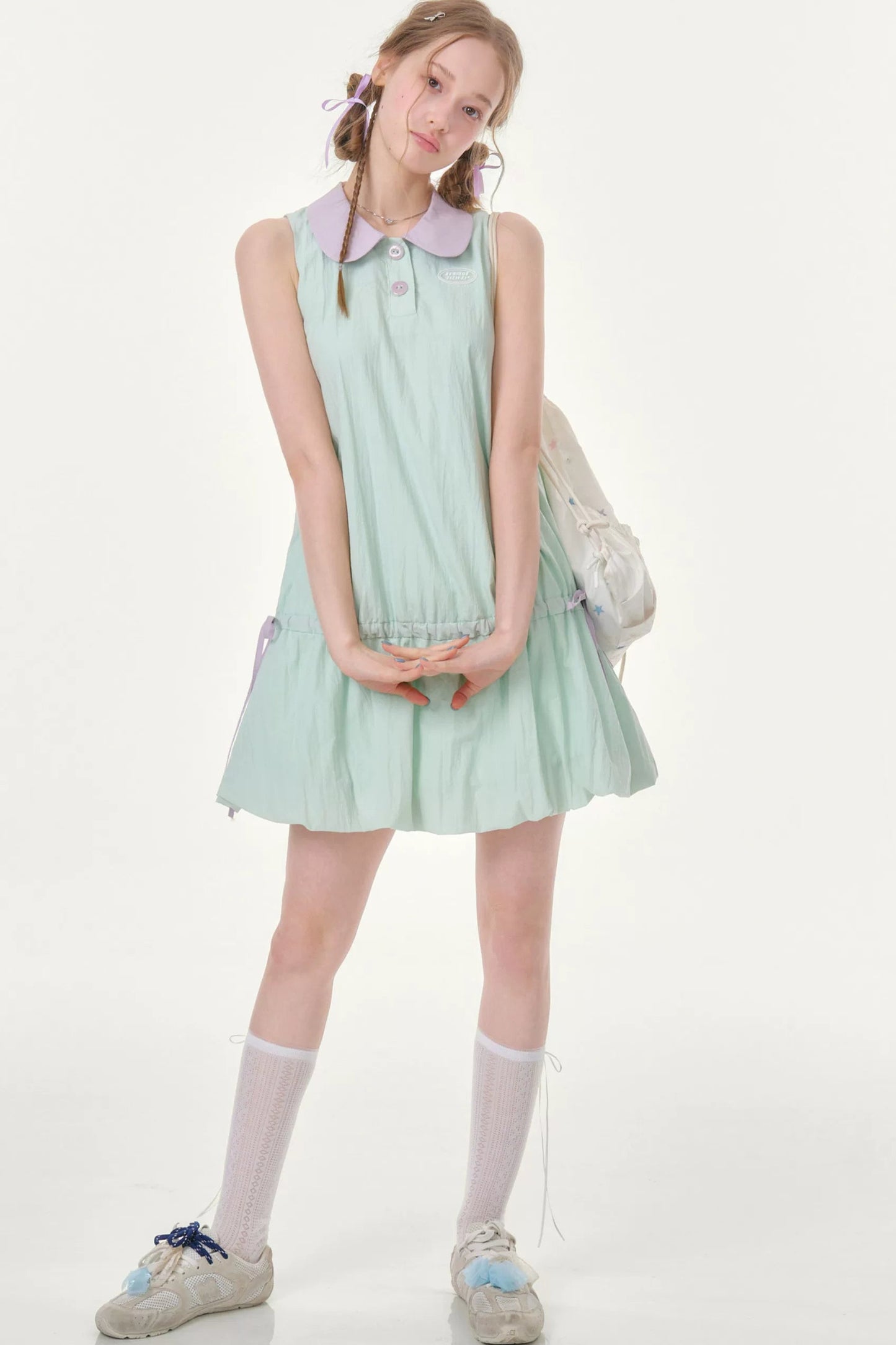 Mint Green Doll Collar Dress