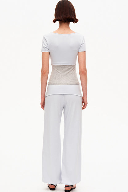 Color-Blocked High-Waisted Jogger Set-Up