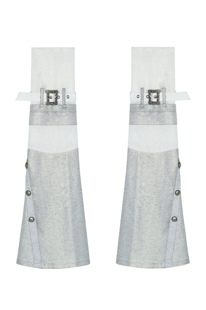 Y2K Low-Waist Leg Warmer Shorts Set-Up