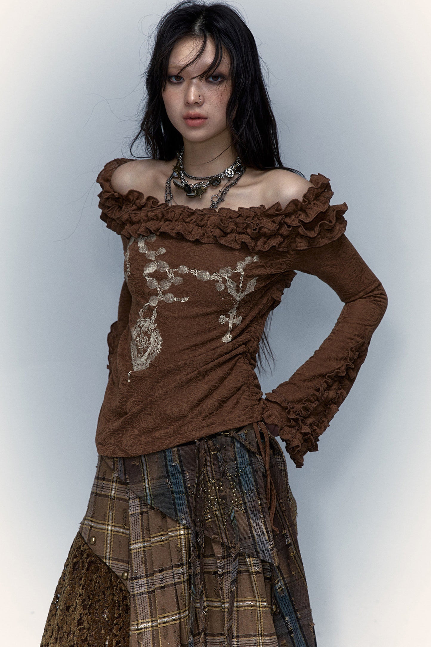 Retro Reversible Knit Top