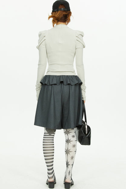 Retro-Strumpfhose mit Print