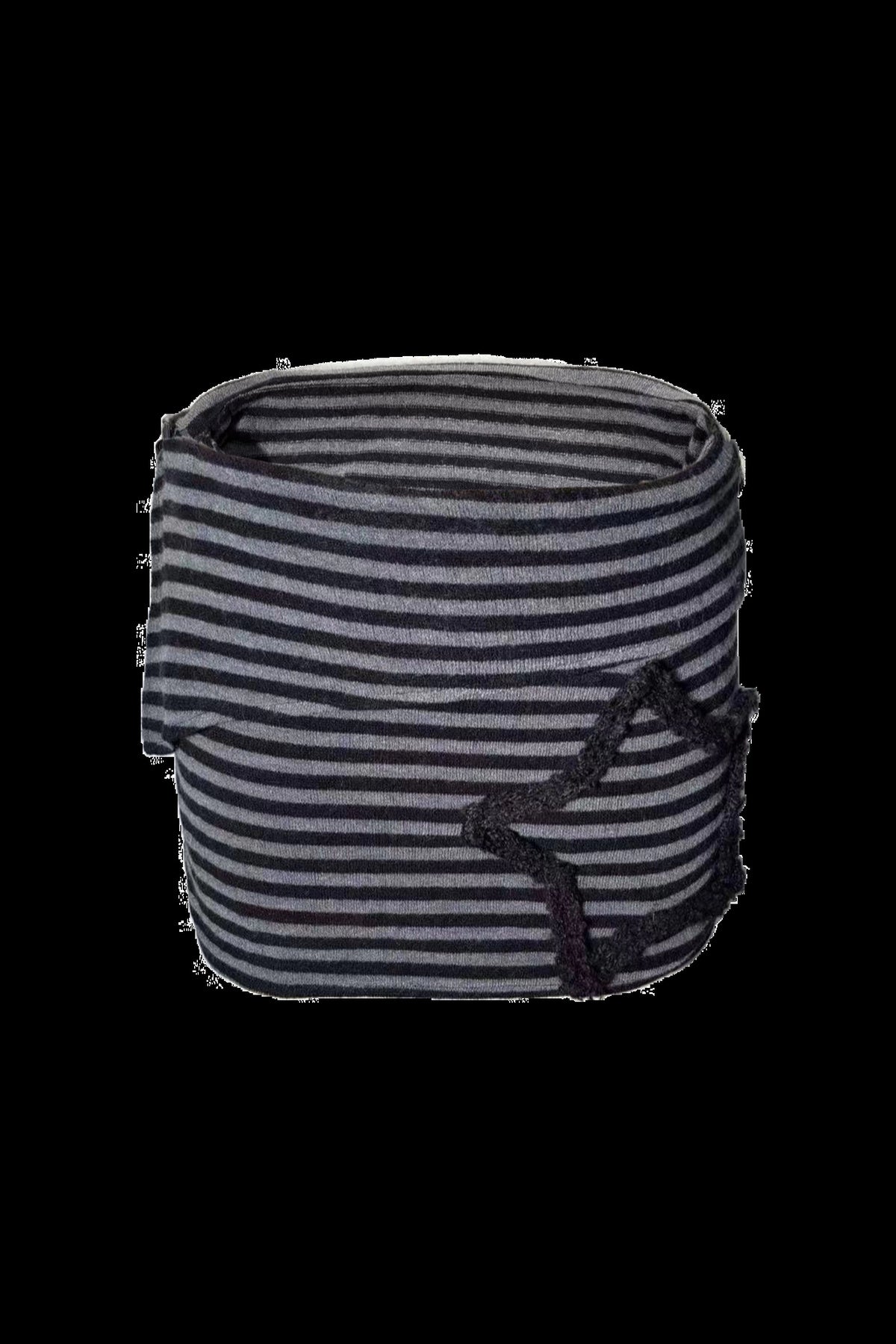 Adjustable Star Striped Knit Skirt