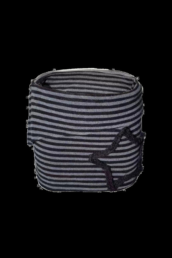 Adjustable Star Striped Knit Skirt