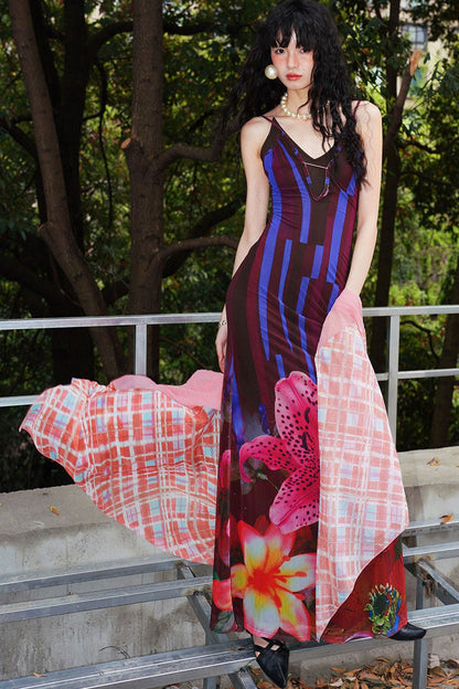 Western Vibe Slim Camisole Dress