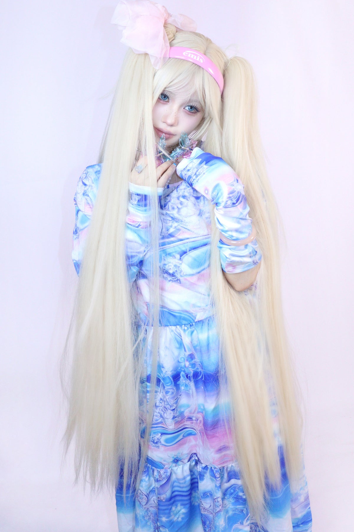 Y2K Mechanical Print Dress Set-Up