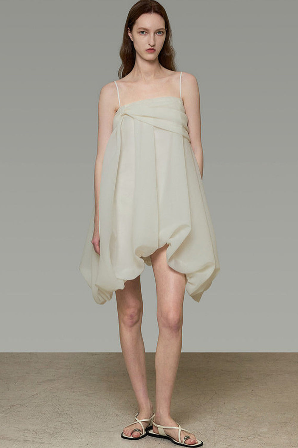 Asymmetrical Spaghetti Strap Dress