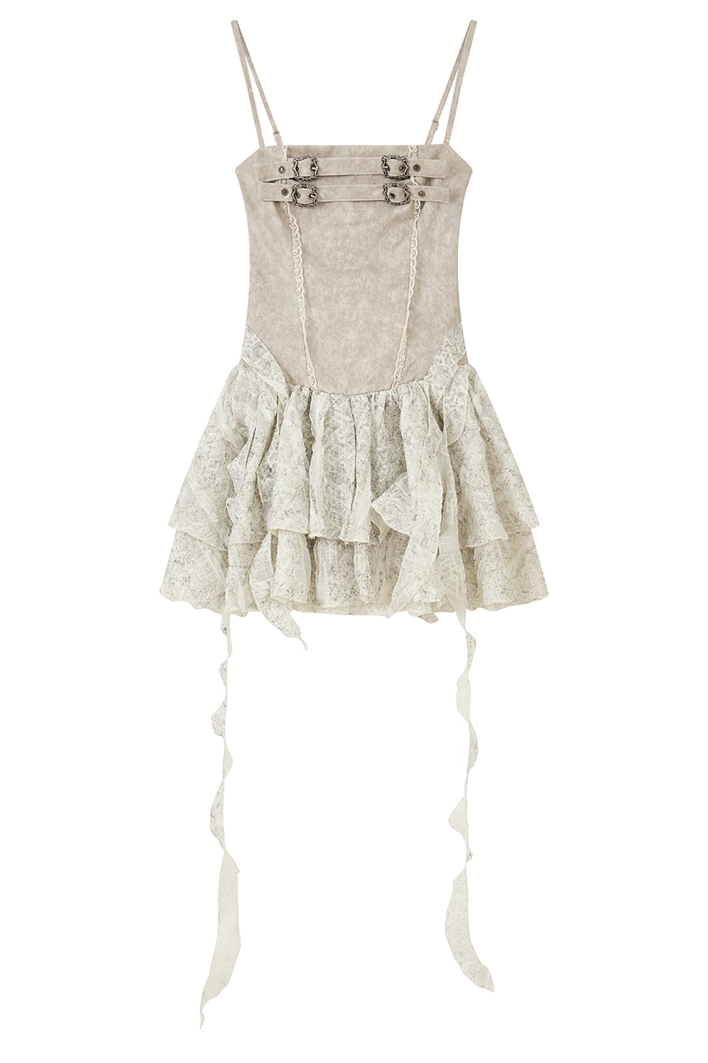 Robe nuisette en maille patchwork