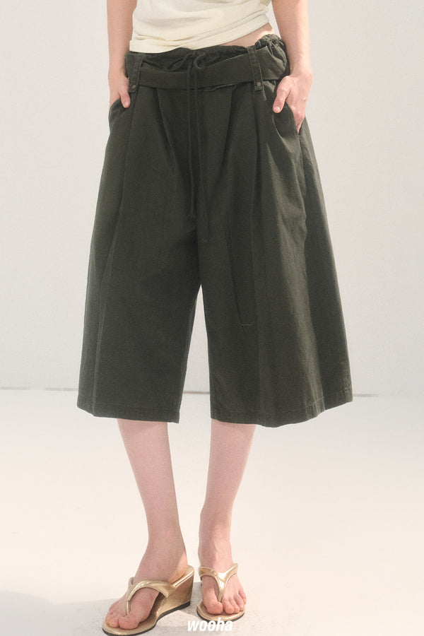 Vintage Distressed Texture Loose Pants