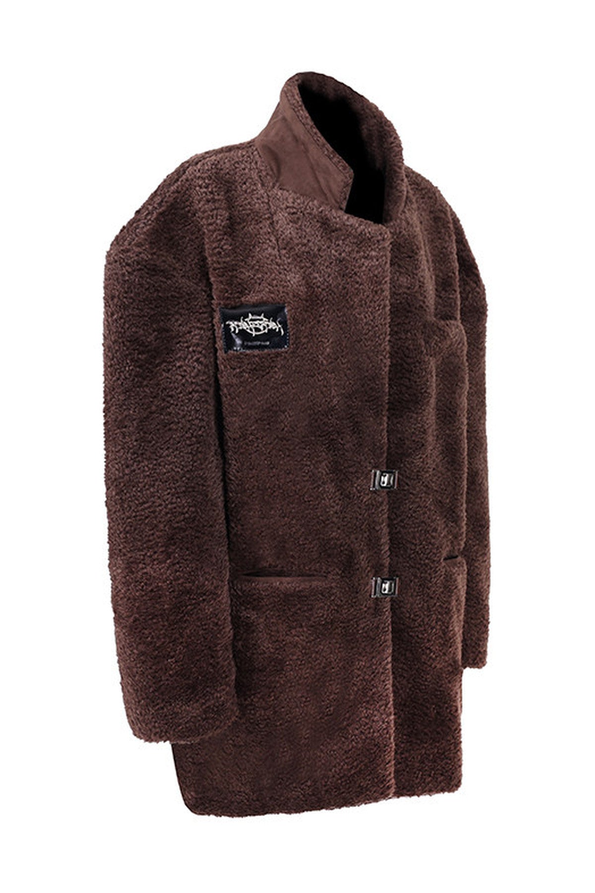 Caramel Suede Oversized Silhouette Jacket