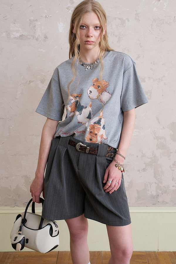 Short Sleeve Shorts Trousers T-Shirt Set-Up
