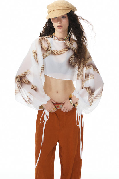 Multi-Color Printed Blouse