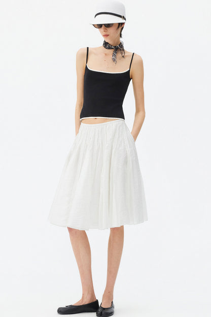 Color-Block Lace Knit Camisole