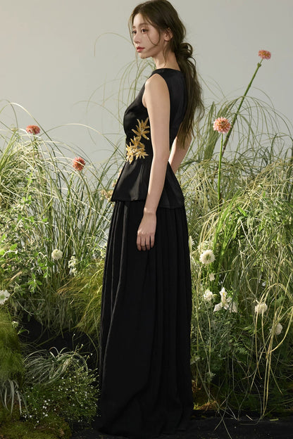 Golden Bamboo Sleeveless Top