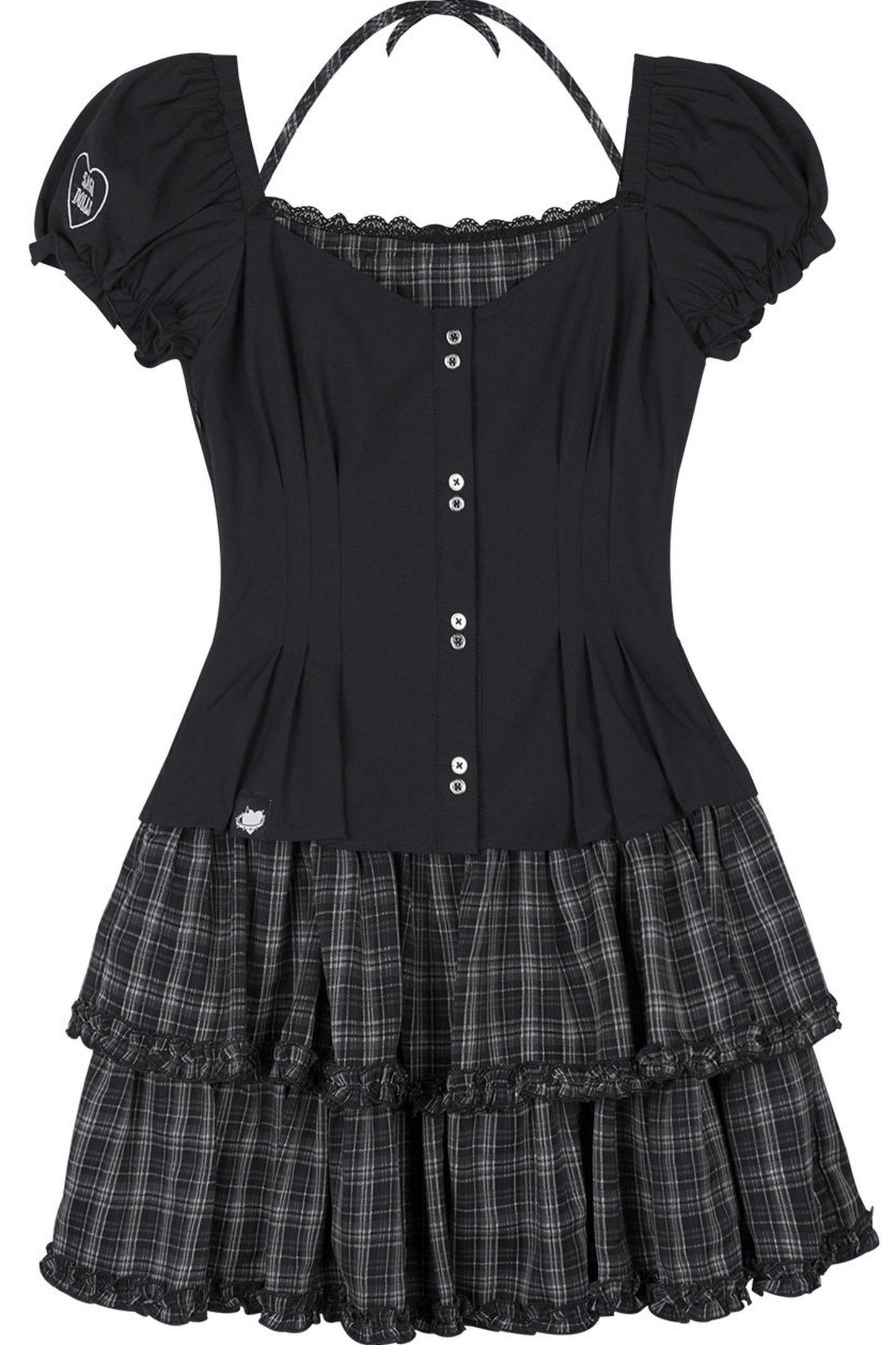Spirit abito scuro con scollo all'americana
