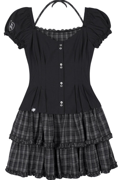 Spirit abito scuro con scollo all'americana