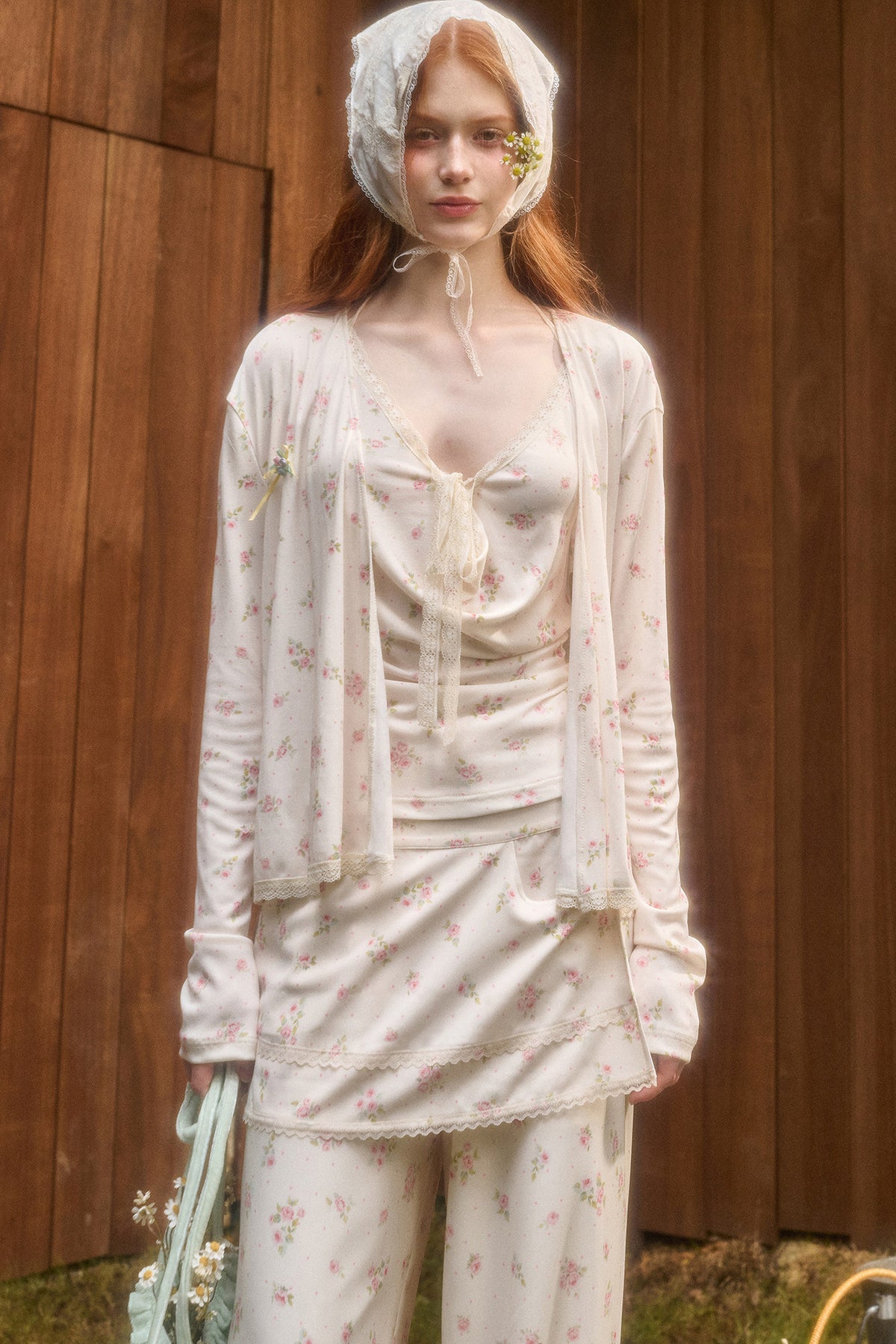Liberty Print Cardigan and Dress Set-Up