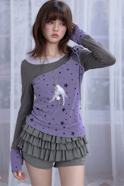 Star Layered-Look T-Shirt