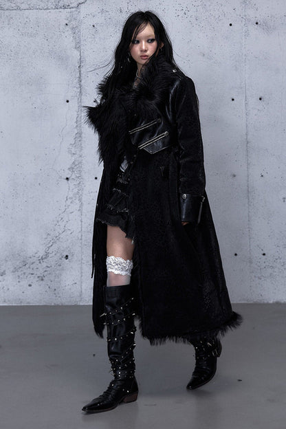 Reversible Cheetah Print Faux Fur Coat