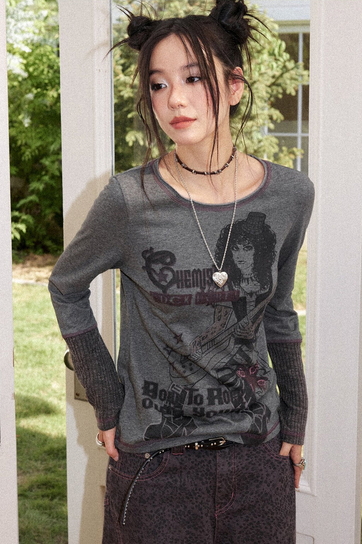 Punk Records Patchwork Top