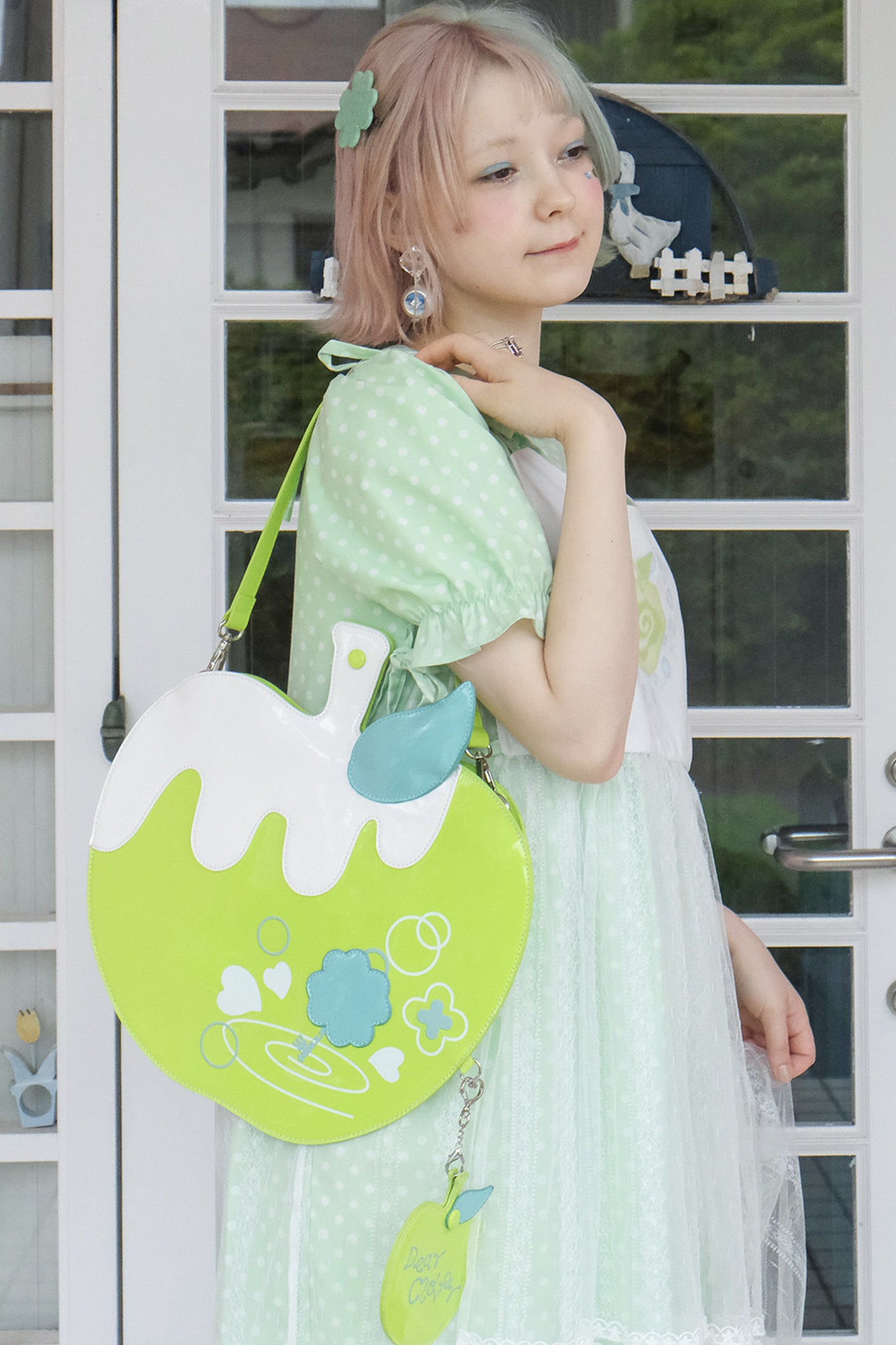 Green Apple Crossbody Bag