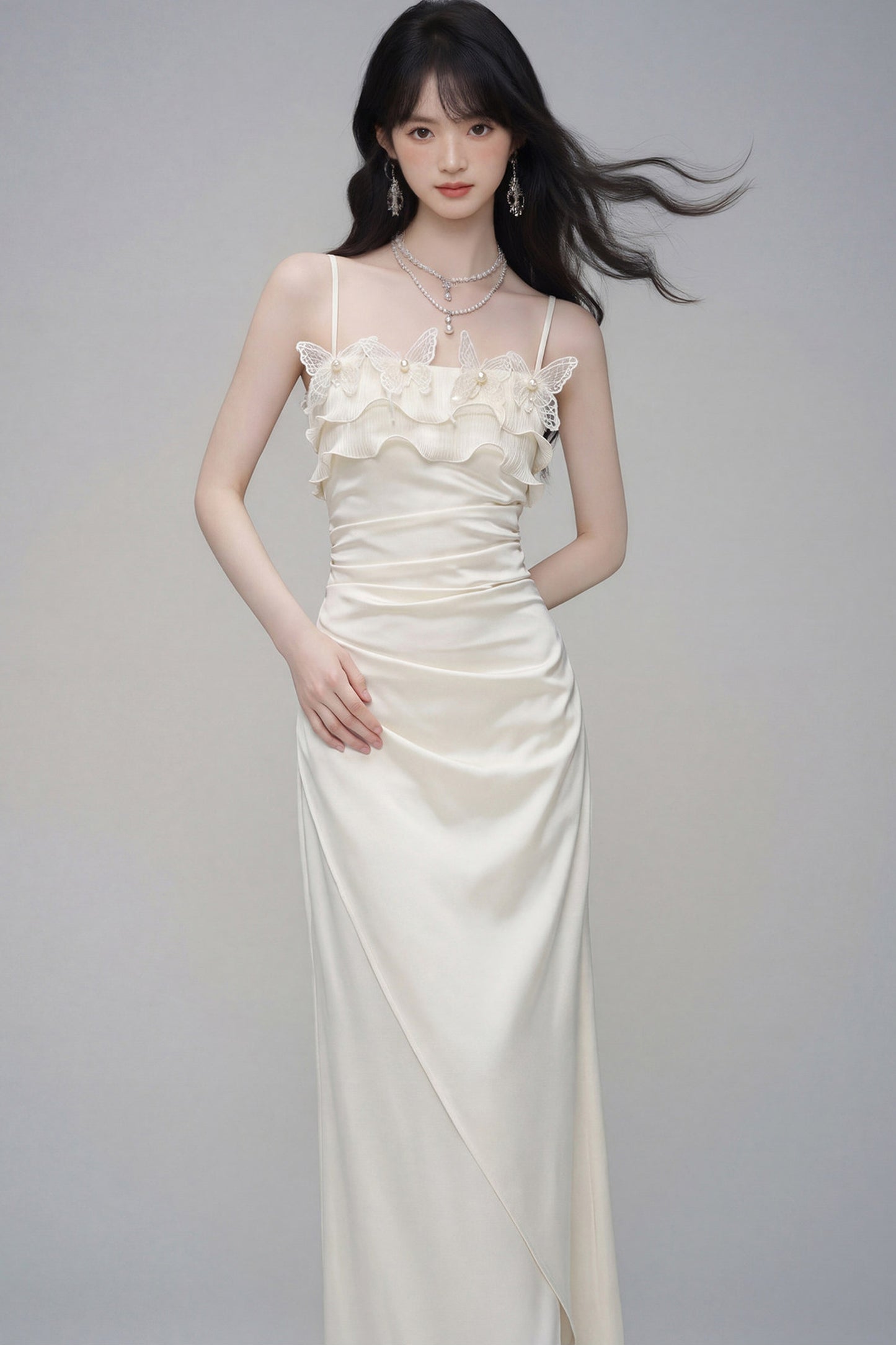 Butterfly Moon Spaghetti Dress