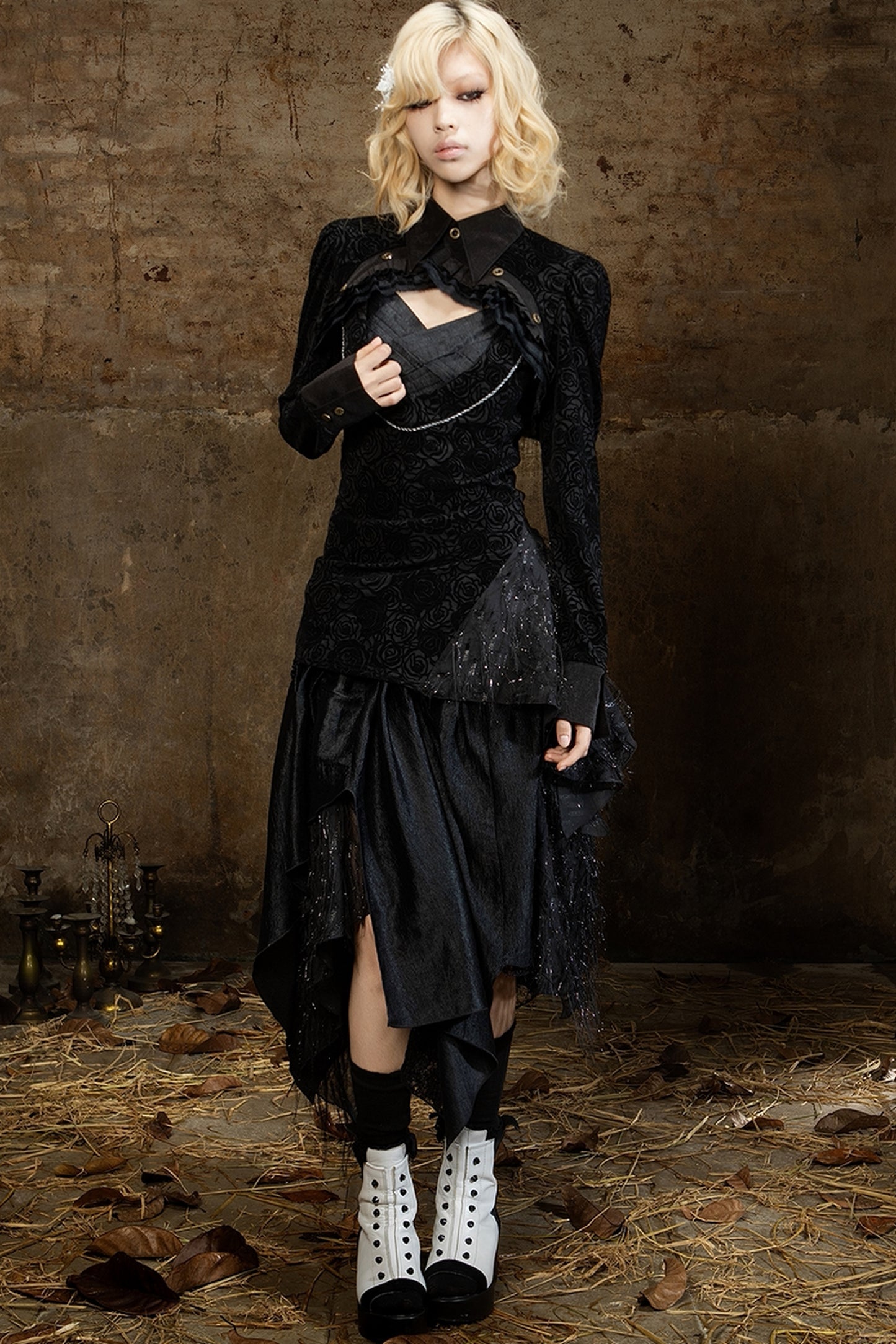 Gothic Punk Long-Sleeved Jacket