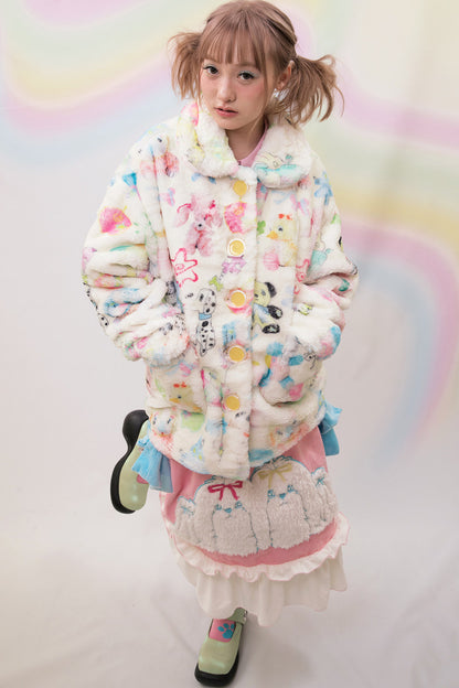 Custom Printed Plush Jacket
