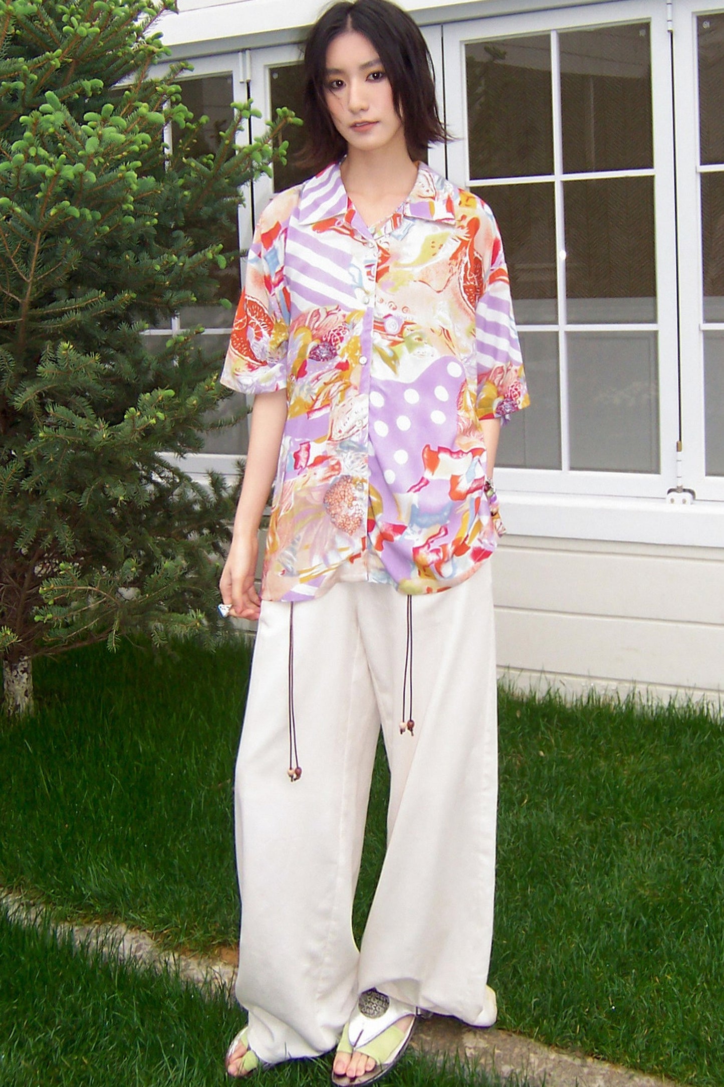 Retro Cuban Collar Shirt