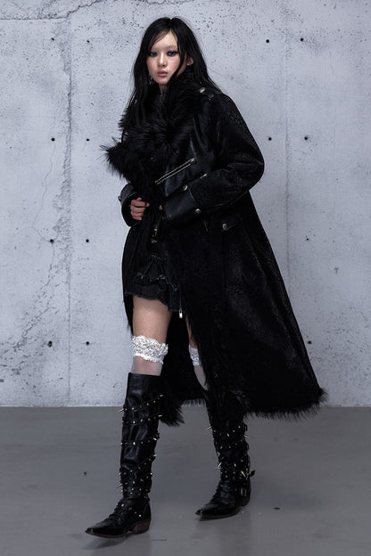 Reversible Cheetah Print Faux Fur Coat