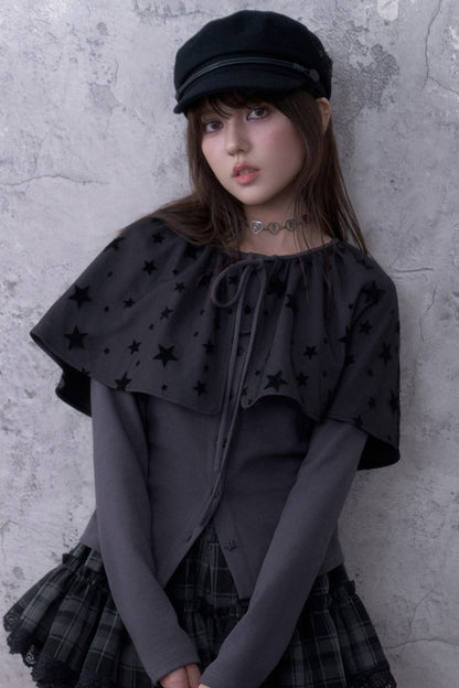Star Shawl Cardigan Set