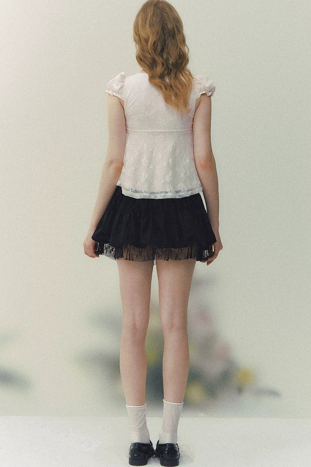 Summer Square Neck Bow Blouse