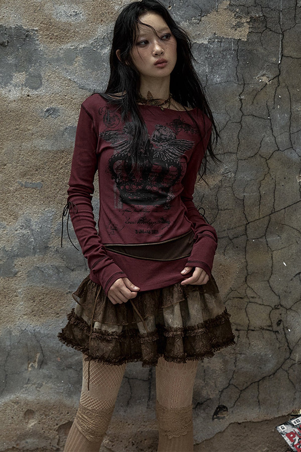 Reversible Striped Knit T-Shirt