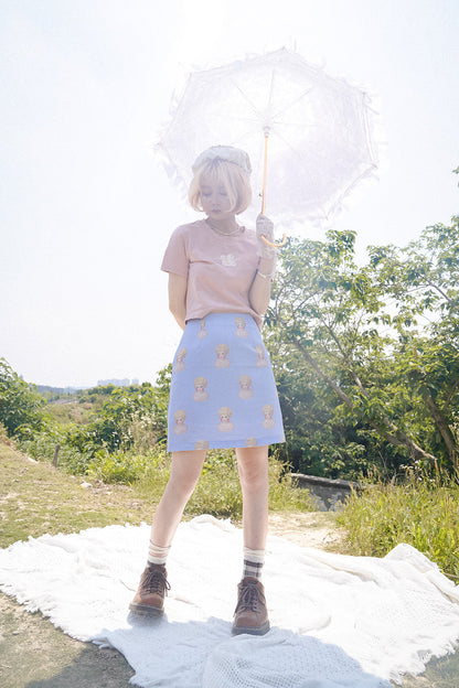 Hand-Painted Ceramic Doll Skirt
