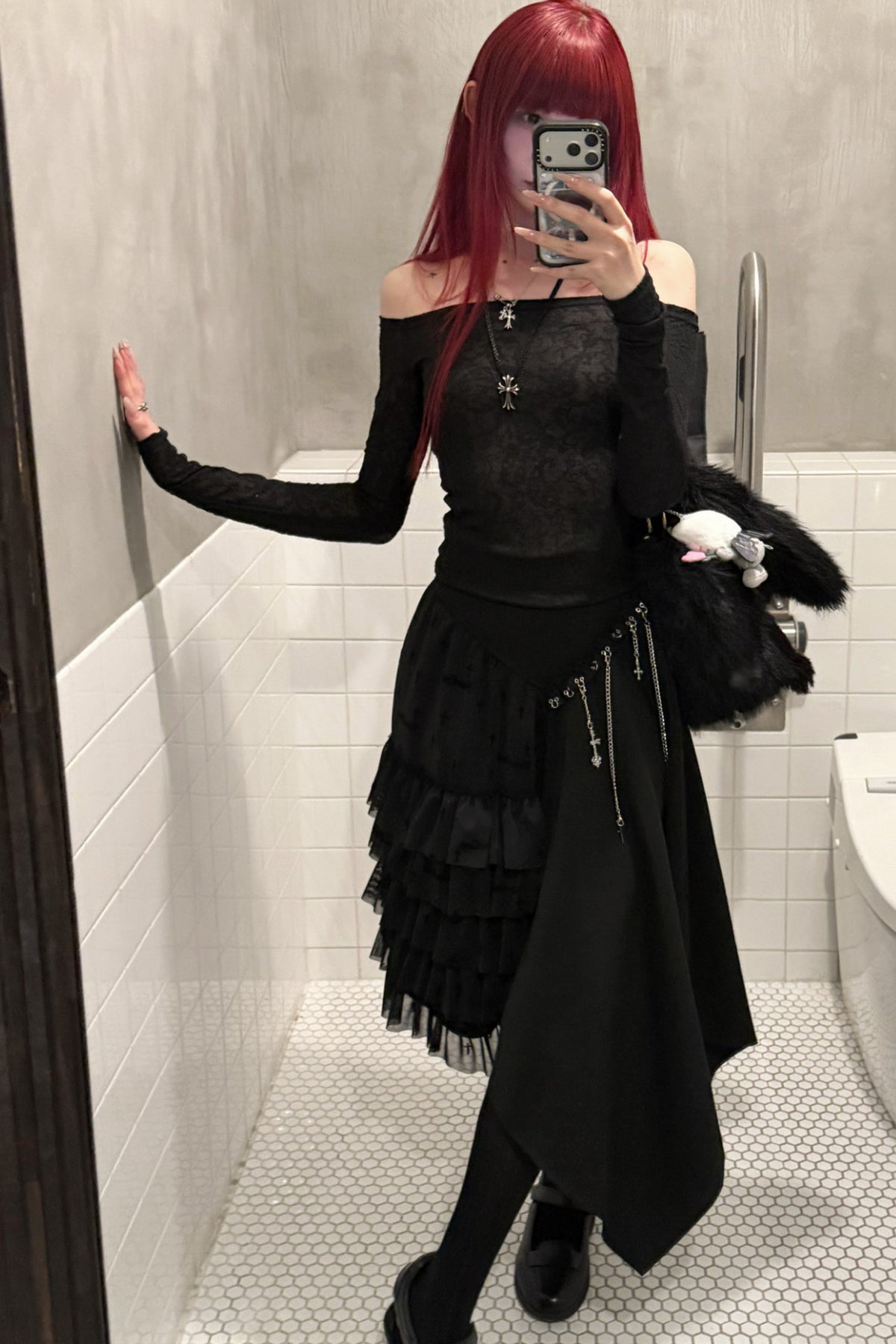 Lace Feather Bolero And Camisole Set-Up
