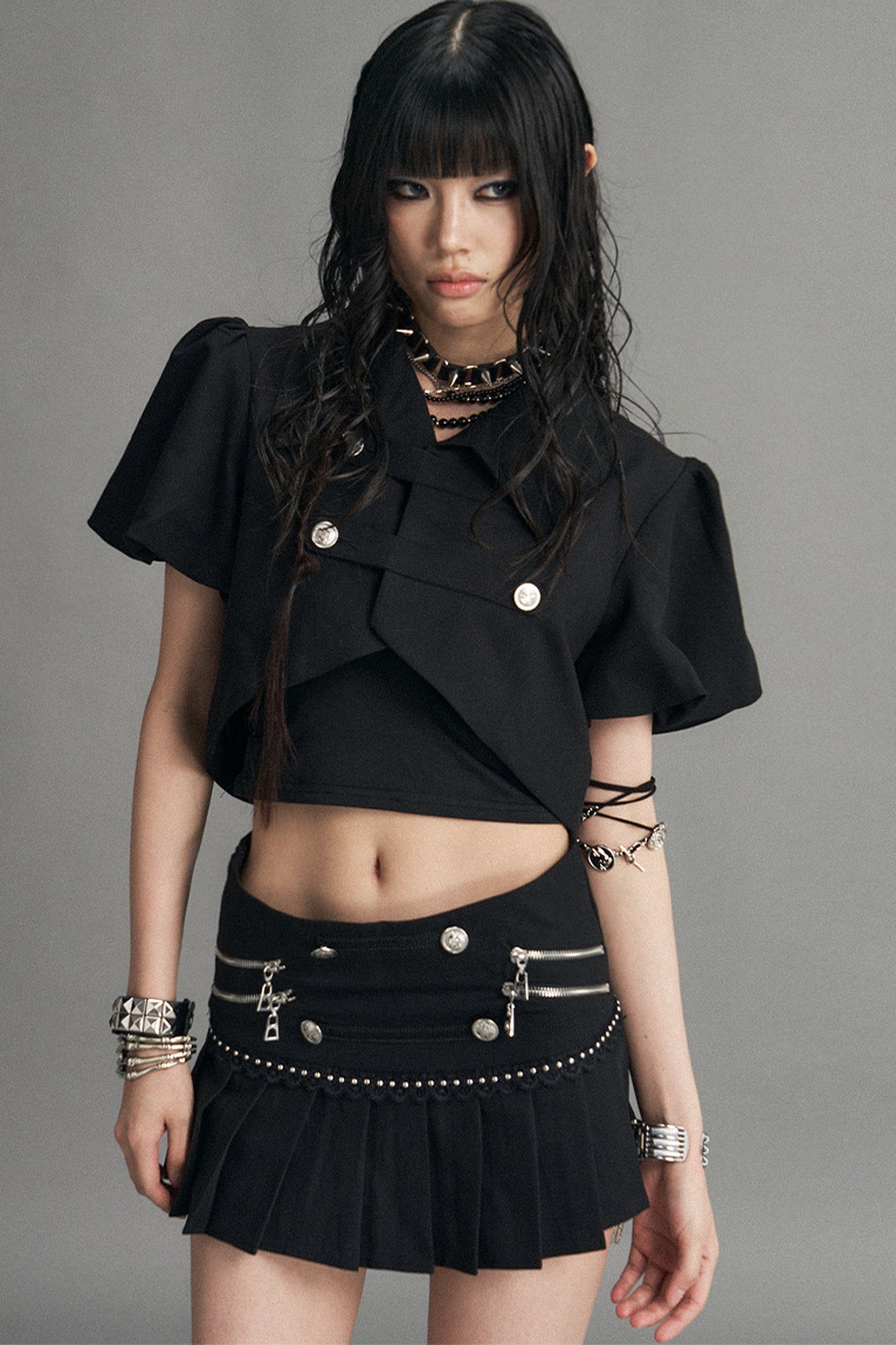 Palace Punk Pleated Skirt