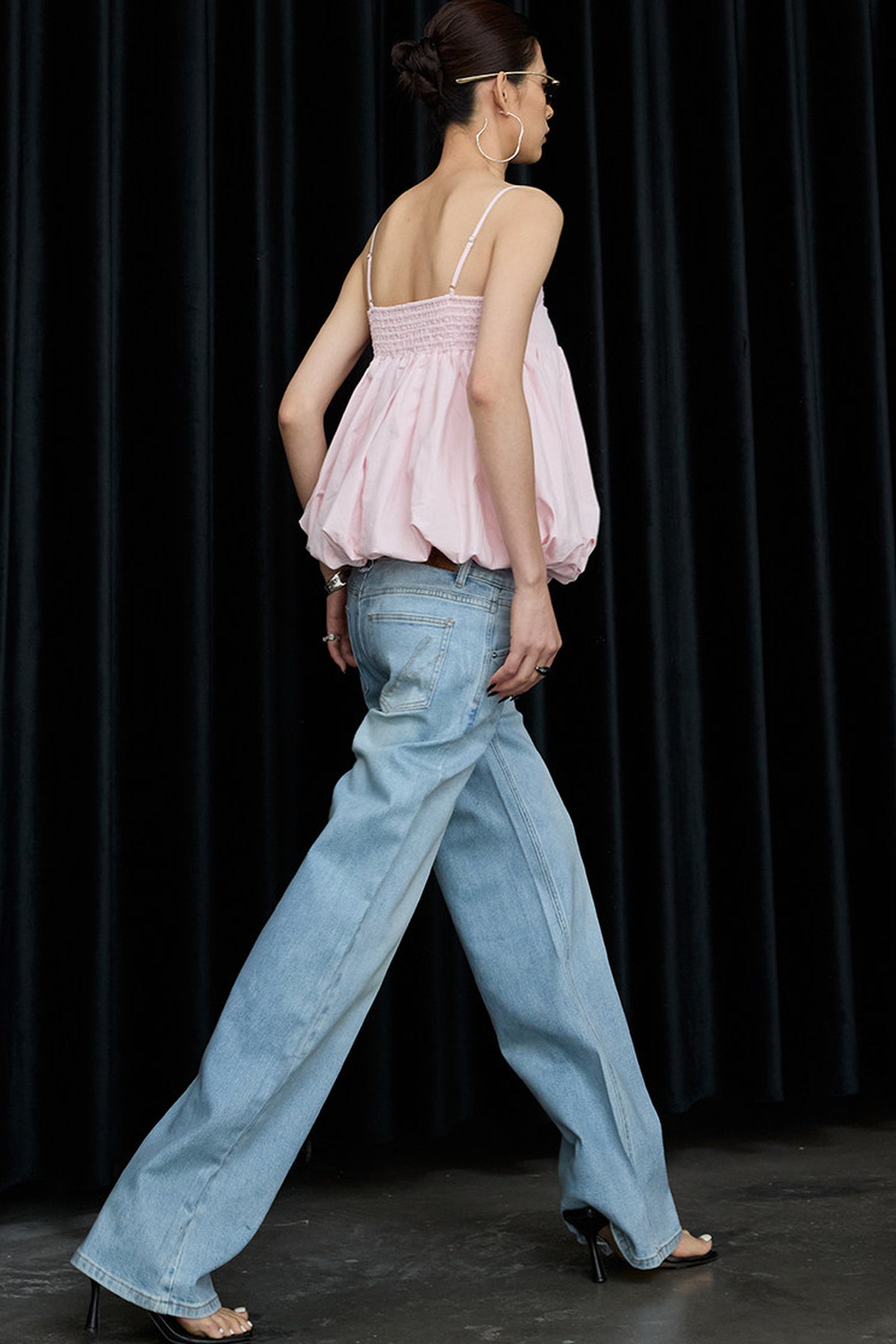 Mist Pink Cotton Camisole Top