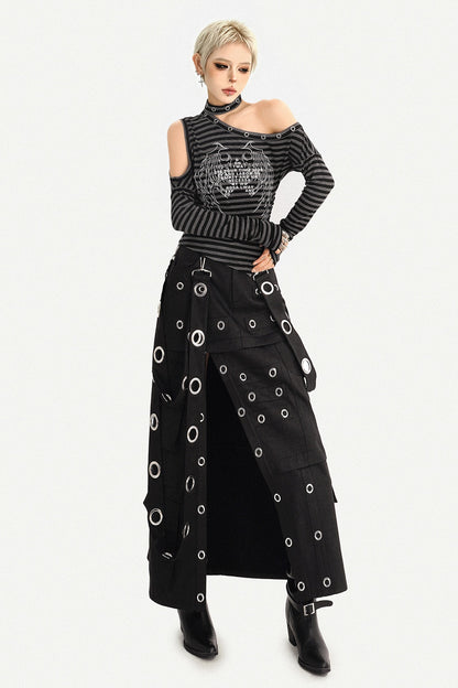 Deconstructed Multi-Pocket Workwear Skirt Set-Up