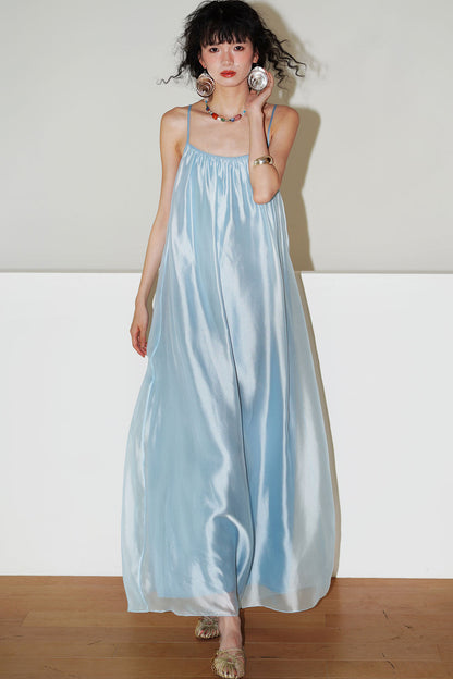 Pearlescent Gauze Dress Set
